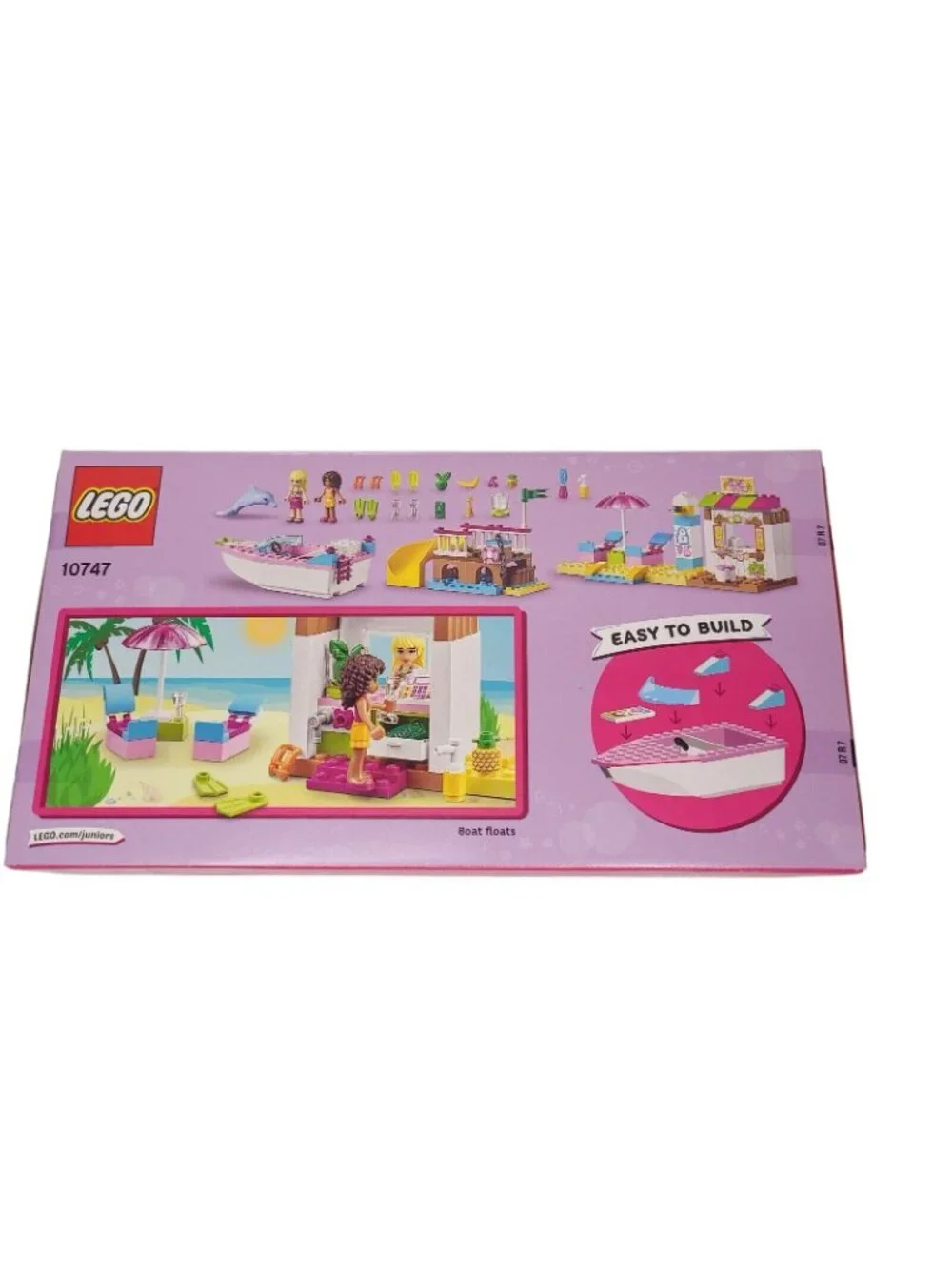 Lego Juniors 10747 Andrea & Stephanies Beach Holiday Set 143 Pieces Ages 4-7